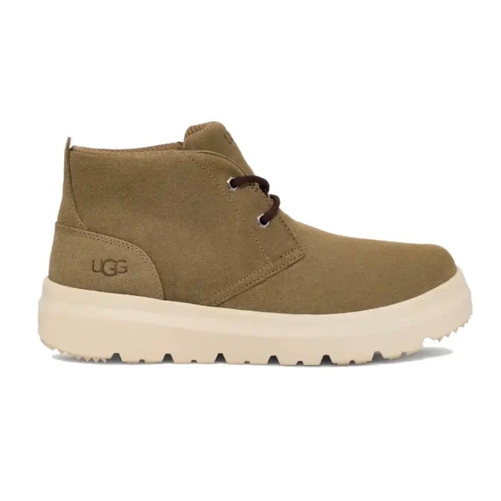 Ugg Mens Burleigh Chukka Waterproof Boot Antilope Size 14 Suede Boots NWB No Lid